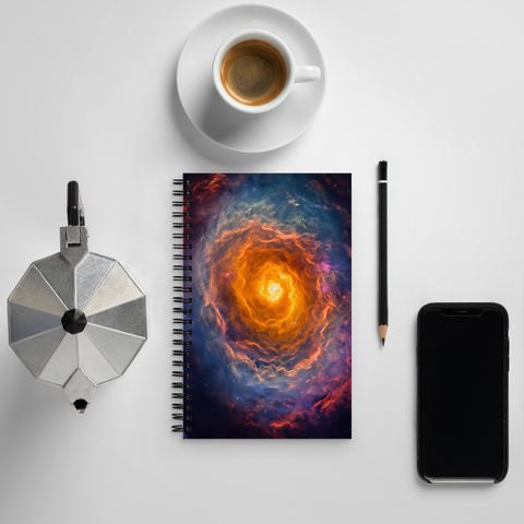 Spirograph Nebula Dreams Spiral notebook