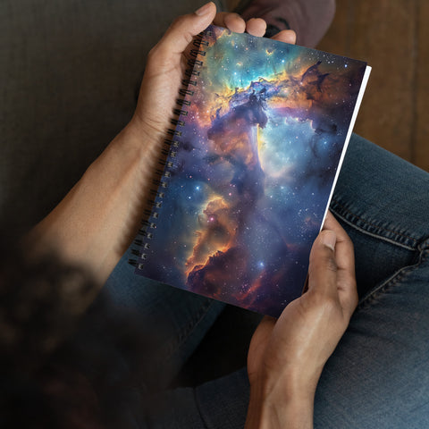 Elephant Trunk Nebula Spiral notebook