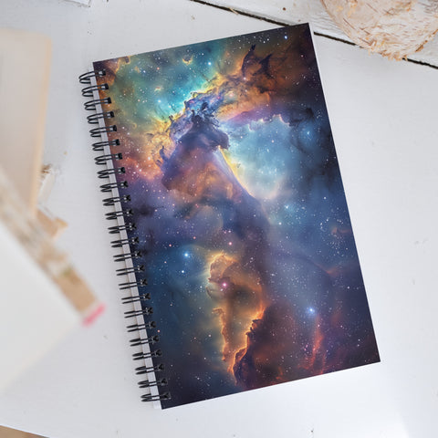 Elephant Trunk Nebula Spiral notebook