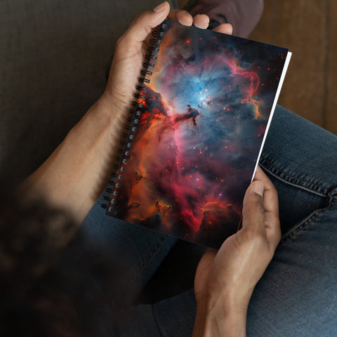 Trifid Nebula Dreams Spiral notebook