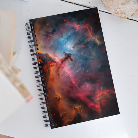 Trifid Nebula Dreams Spiral notebook