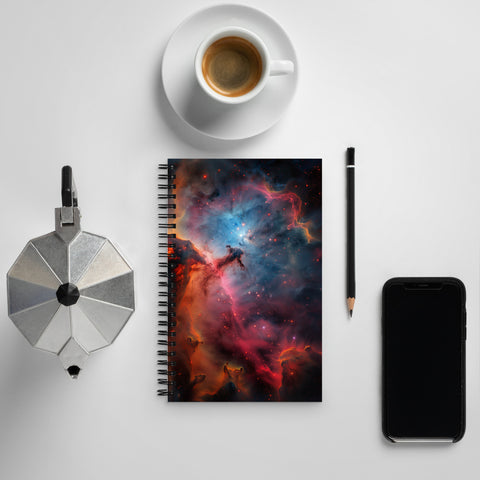 Trifid Nebula Dreams Spiral notebook