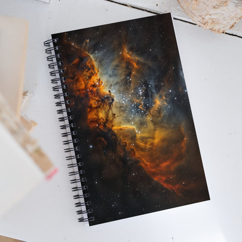 Tulip Nebula Dreams Spiral notebook