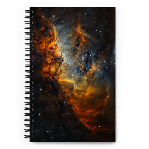 Tulip Nebula Dreams Spiral notebook