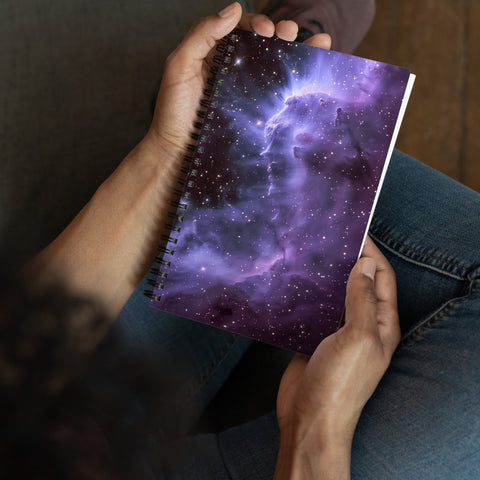 Witch Head Nebula Spiral notebook