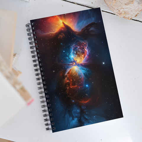 Crab Nebula Dreams Spiral notebook