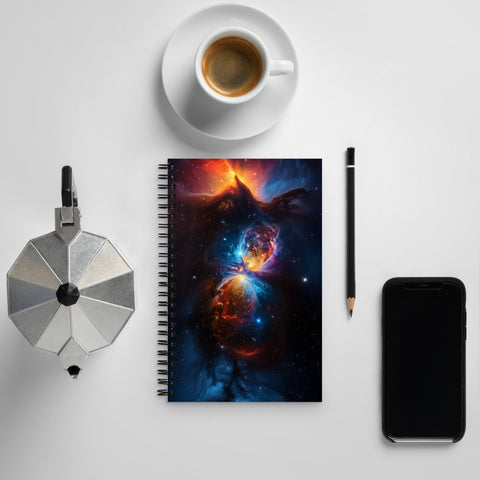 Crab Nebula Dreams Spiral notebook