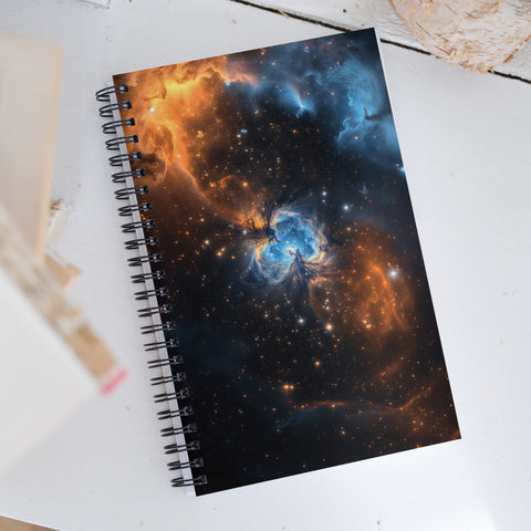 Dumbbell Nebula Dreams Spiral notebook