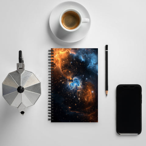 Dumbbell Nebula Dreams Spiral notebook