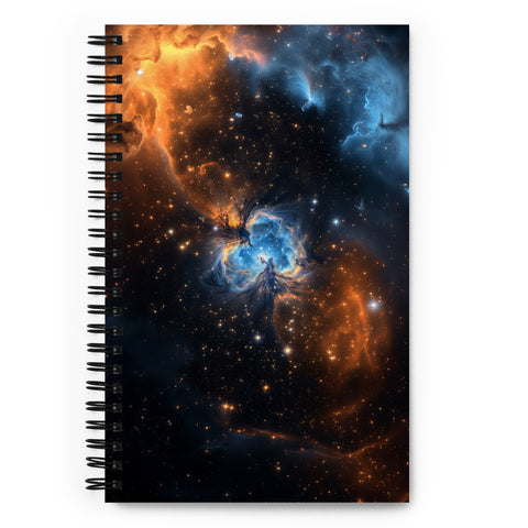 Dumbbell Nebula Dreams Spiral notebook