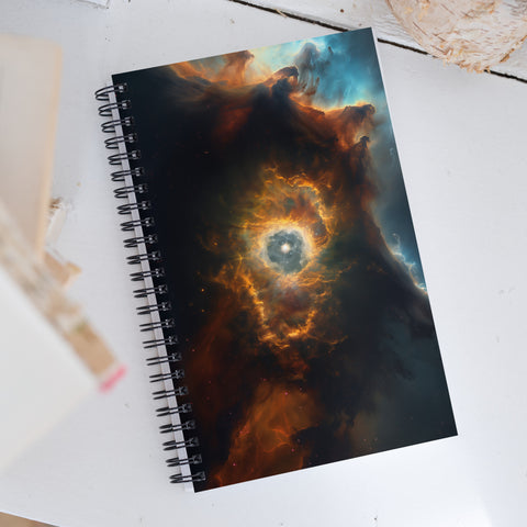 Eskimo Nebula Dreams Spiral notebook