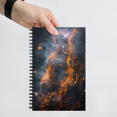 Ghost Nebula Dreams Spiral notebook