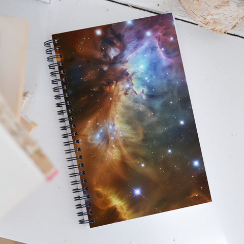Fox Fur Nebula Dreams Spiral notebook