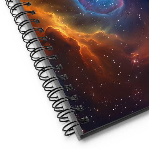 Bubble Nebula Dreams Spiral notebook