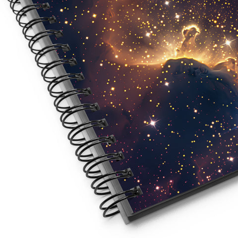 Snake Nebula Dreams Spiral notebook