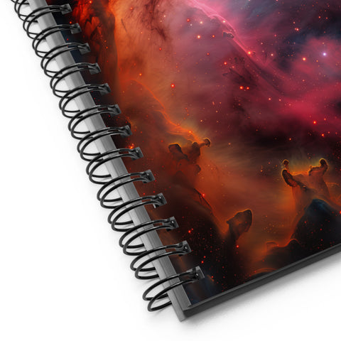 Trifid Nebula Dreams Spiral notebook