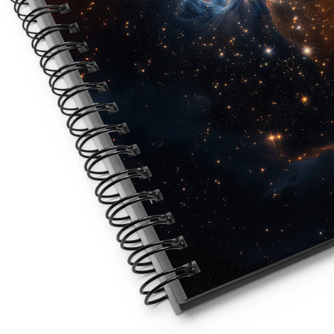 Dumbbell Nebula Dreams Spiral notebook