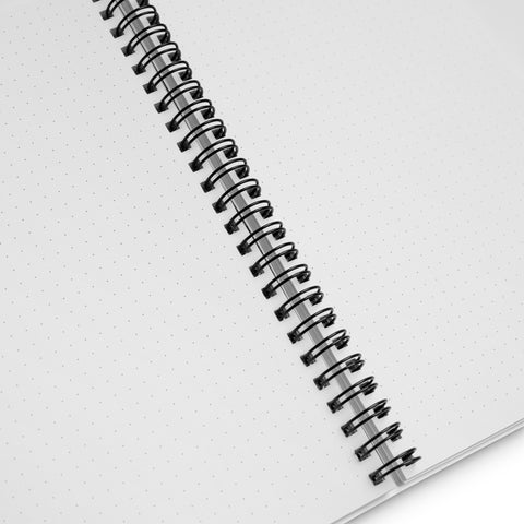 Blue Snowball Nebula Spiral notebook