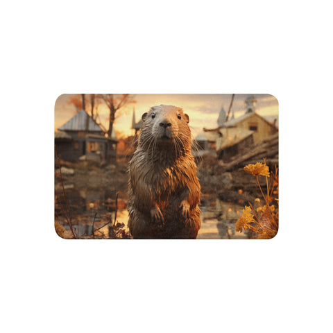 Beaver Spirit Animal Sherpa Blanket