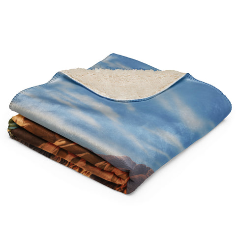 Camel Spirit Animal Sherpa Blanket