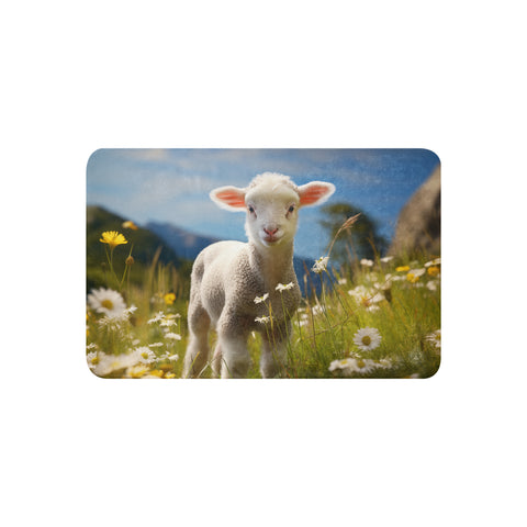 Lamb Spirit Animal Sherpa Blanket