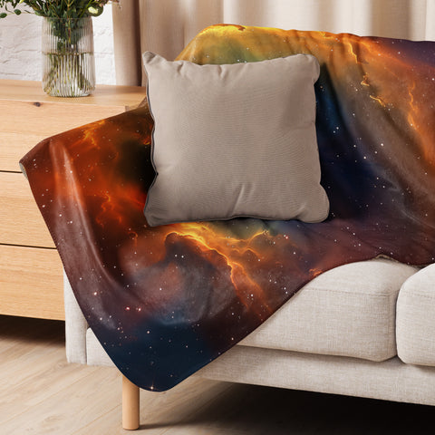 Bubble Nebula Dreams Fluffy Blanket