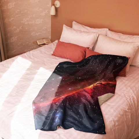 California Nebula Dreams Fluffy Blanket