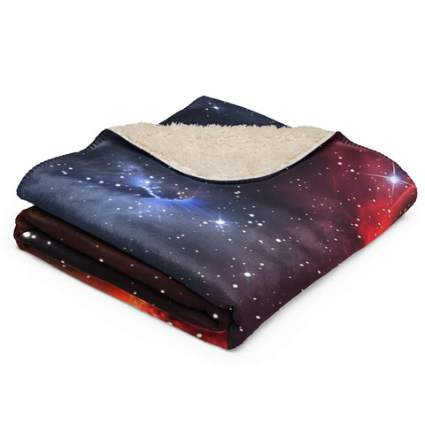 California Nebula Dreams Fluffy Blanket