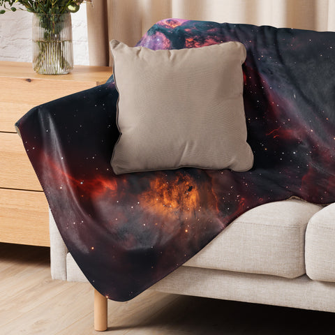 Carina Nebula Dreams Fluffy Blanket