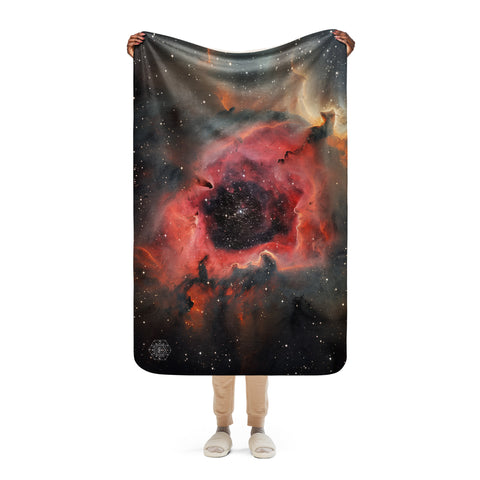 Cocoon Nebula Dreams Fluffy Blanket