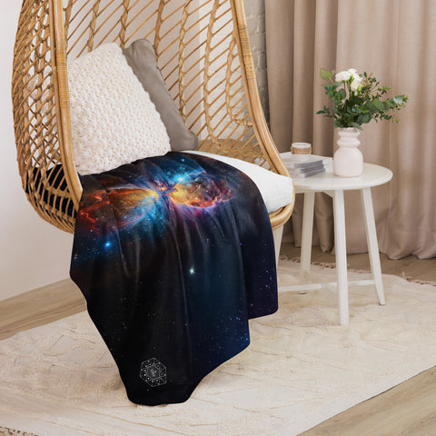 Crab Nebula Dreams Fluffy Blanket