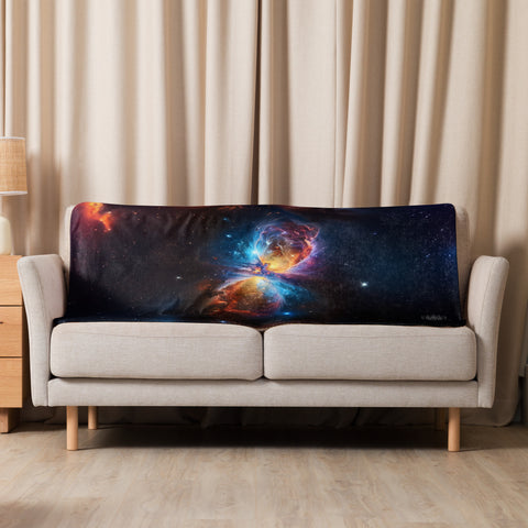 Crab Nebula Dreams Fluffy Blanket