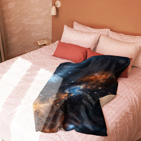 Dumbbell Nebula Dreams Fluffy Blanket