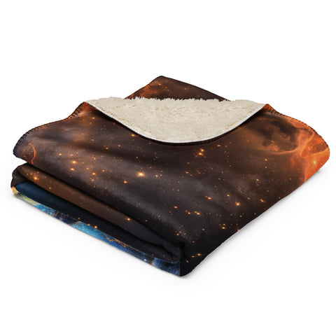 Dumbbell Nebula Dreams Fluffy Blanket