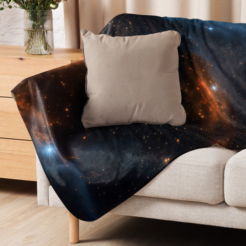 Dumbbell Nebula Dreams Fluffy Blanket