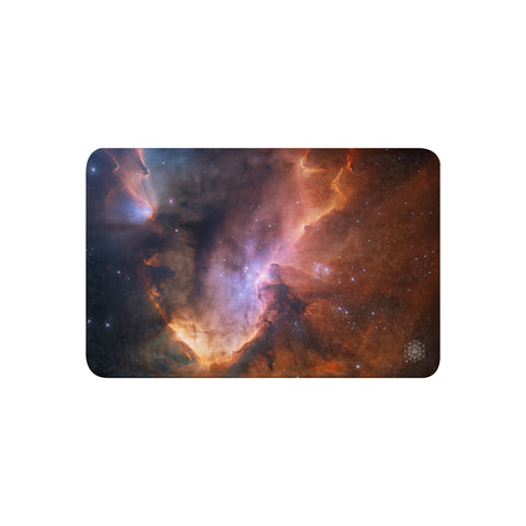 Flame Nebula Dreams Fluffy Blanket