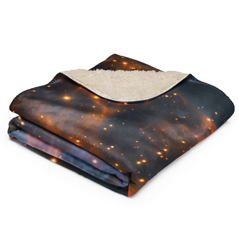 Ghost Nebula Dreams Fluffy Blanket