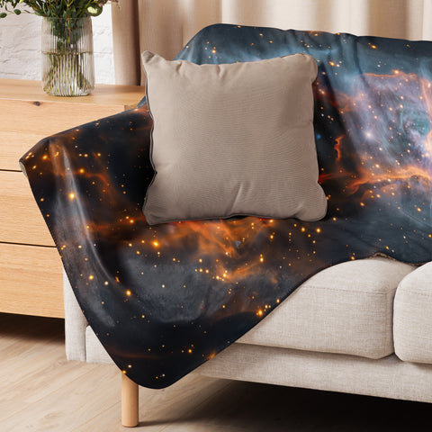 Ghost Nebula Dreams Fluffy Blanket