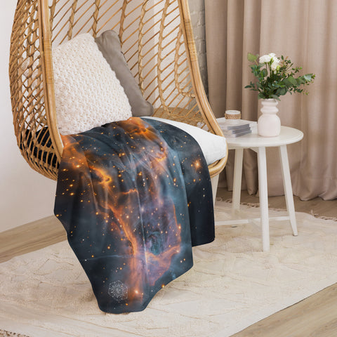 Ghost Nebula Dreams Fluffy Blanket