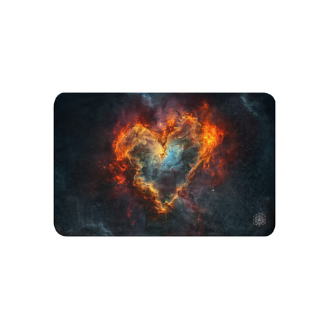 Heart Nebula Dreams Fluffy Blanket