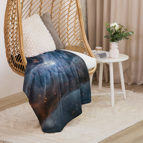 Iris Nebula Dreams Fluffy Blanket