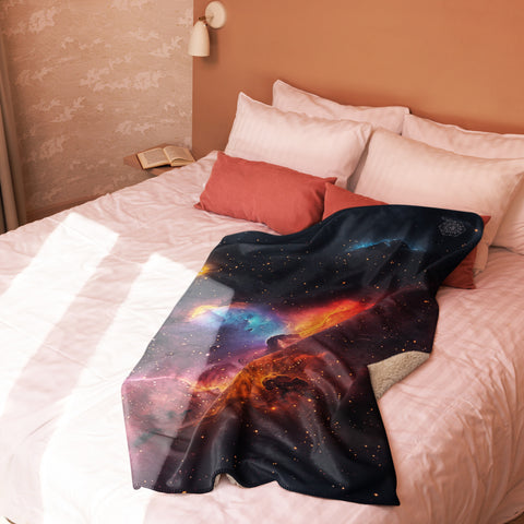 Jellyfish Nebula Dreams Fluffy Blanket