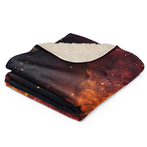 Jellyfish Nebula Dreams Fluffy Blanket