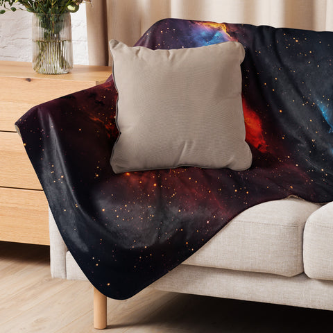 Jellyfish Nebula Dreams Fluffy Blanket