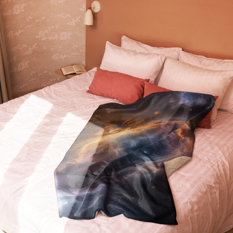 Medusa Nebula Dreams Fluffy Blanket