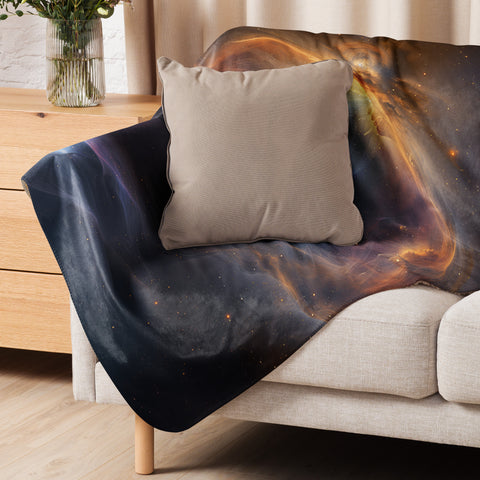 Medusa Nebula Dreams Fluffy Blanket