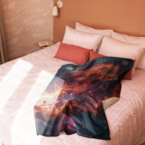 Omega Nebula Dreams Fluffy Blanket