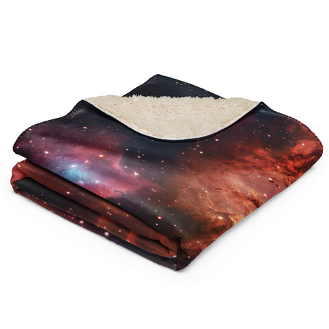 Omega Nebula Dreams Fluffy Blanket