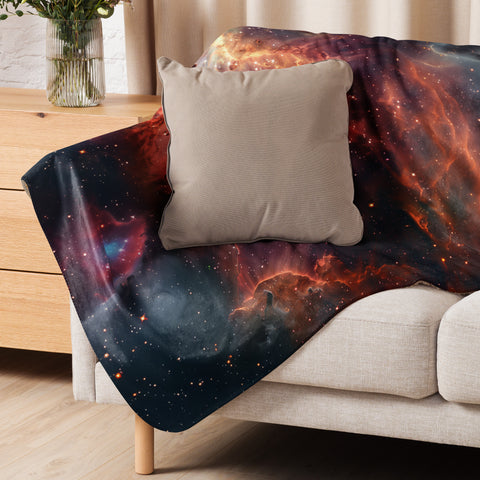 Omega Nebula Dreams Fluffy Blanket