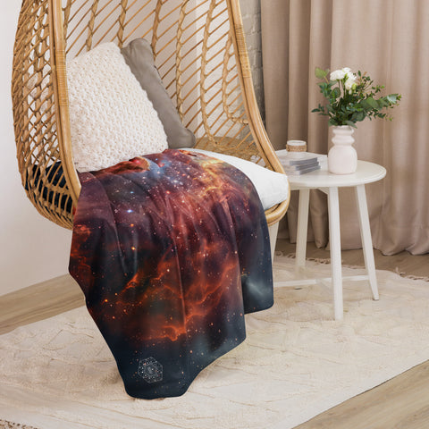 Omega Nebula Dreams Fluffy Blanket